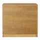 Sery 3 Drawer Nightstand | Minimalist Lip Handles | Oak Brown Wood 26"