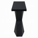 Kia Sofa Console Table | 47" Top | Geometric Pedestal Base | Black