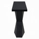 Kia Sofa Console Table | 47" Top | Geometric Pedestal Base | Black