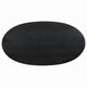 Kiri Dining Table | 78" Ash Black Oval | Sculptural Pedestal Base
