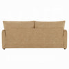 Mea Full Size Sleeper Sofa | 2 Throw Pillows | Plush Mocha Brown Chenille