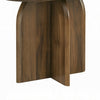 Dio Dining Table | 94" Top | Cross Pedestal Base | Dark Walnut Brown