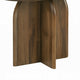Dio Dining Table | 94" Top | Cross Pedestal Base | Dark Walnut Brown