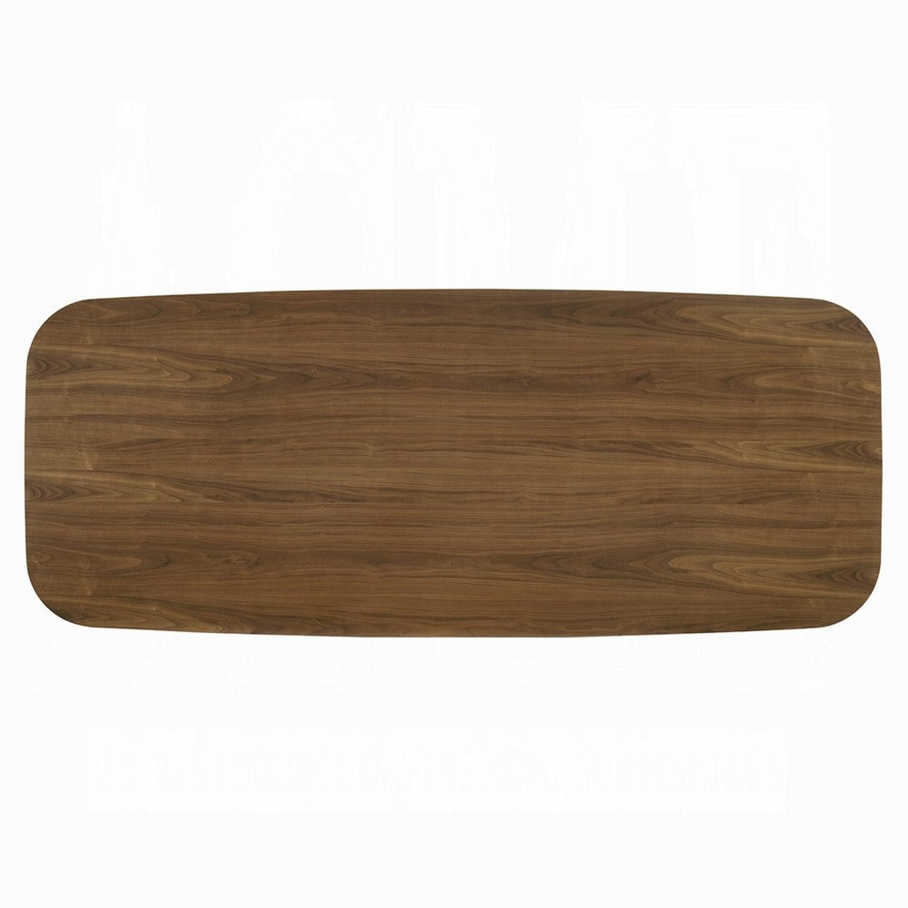 Dio Dining Table | 94" Top | Cross Pedestal Base | Dark Walnut Brown
