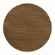 Dio Dining Table | 47" Top | Cross Pedestal Base | Dark Walnut Brown