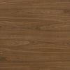 Dio Dining Table | 47" Top | Cross Pedestal Base | Dark Walnut Brown