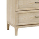 Ary Tall Dresser Chest | 5 Drawers | Black Bar Pulls | Light Brown