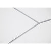 Oly Tall Dresser Chest | 5 Drawers | Glossy White Geometric Fronts