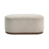 Sio Bench with Lift Top Storage | Taupe Corduroy Fabric | 43" Brown