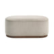 Sio Bench with Lift Top Storage | Taupe Corduroy Fabric | 43" Brown