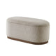 Sio Bench with Lift Top Storage | Taupe Corduroy Fabric | 43" Brown