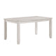 Vile Counter Height Table | 60" Rectangular | Distressed Antique White
