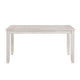 Vile Counter Height Table | 60" Rectangular | Distressed Antique White