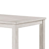 Vile Counter Height Table | 60" Rectangular | Distressed Antique White