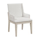 Tuma Wing Dining Armchair Set of 2 | Ivory Polyester | Antique White