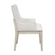 Tuma Wing Dining Armchair Set of 2 | Ivory Polyester | Antique White