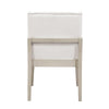 Tuma Wing Dining Armchair Set of 2 | Ivory Polyester | Antique White