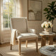 Tuma Wing Dining Armchair Set of 2 | Ivory Polyester | Antique White