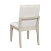 Tuma Dining Wing Side Chair Set of 2 | Ivory Polyester | Antique White