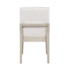 Tuma Dining Wing Side Chair Set of 2 | Ivory Polyester | Antique White