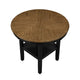 Teny 5pc Counter Dining Set | Storage Table | Lattice Back | Black, Brown