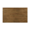 Teny Dining Table w Shelf | Rectangular | Trestle Base | 65" Black and Brown