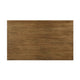 Teny Dining Table w Shelf | Rectangular | Trestle Base | 65" Black and Brown