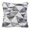 Beny Loveseat w 2 Pillows | Track Arms | Foam Fill Blue Chenille | Black