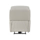 Lea Power Recliner Chair w USB | Foam Fill Light Gray Top Grain Leather