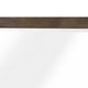 Ema Vanity Dresser Mirror | Rustic Dark WaLnut Brown Frame | 40 x 40
