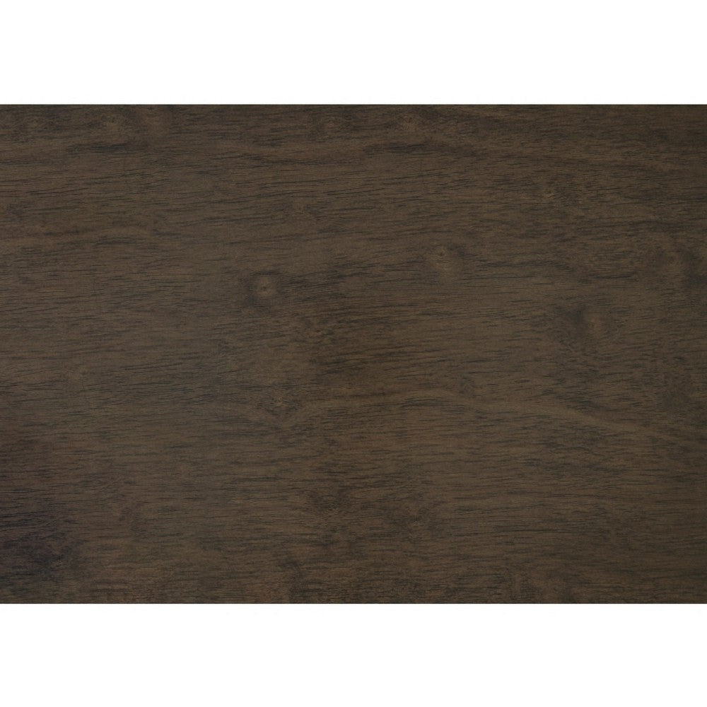 Ema Vanity Dresser Mirror | Rustic Dark WaLnut Brown Frame | 40 x 40