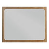 Cery Vanity Dresser Mirror | Light Brown Hickory Veneer Frame | 38 x 48