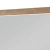 Cery Vanity Dresser Mirror | Light Brown Hickory Veneer Frame | 38 x 48