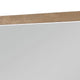 Cery Vanity Dresser Mirror | Light Brown Hickory Veneer Frame | 38 x 48