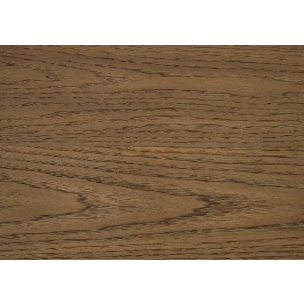 Cery Vanity Dresser Mirror | Light Brown Hickory Veneer Frame | 38 x 48