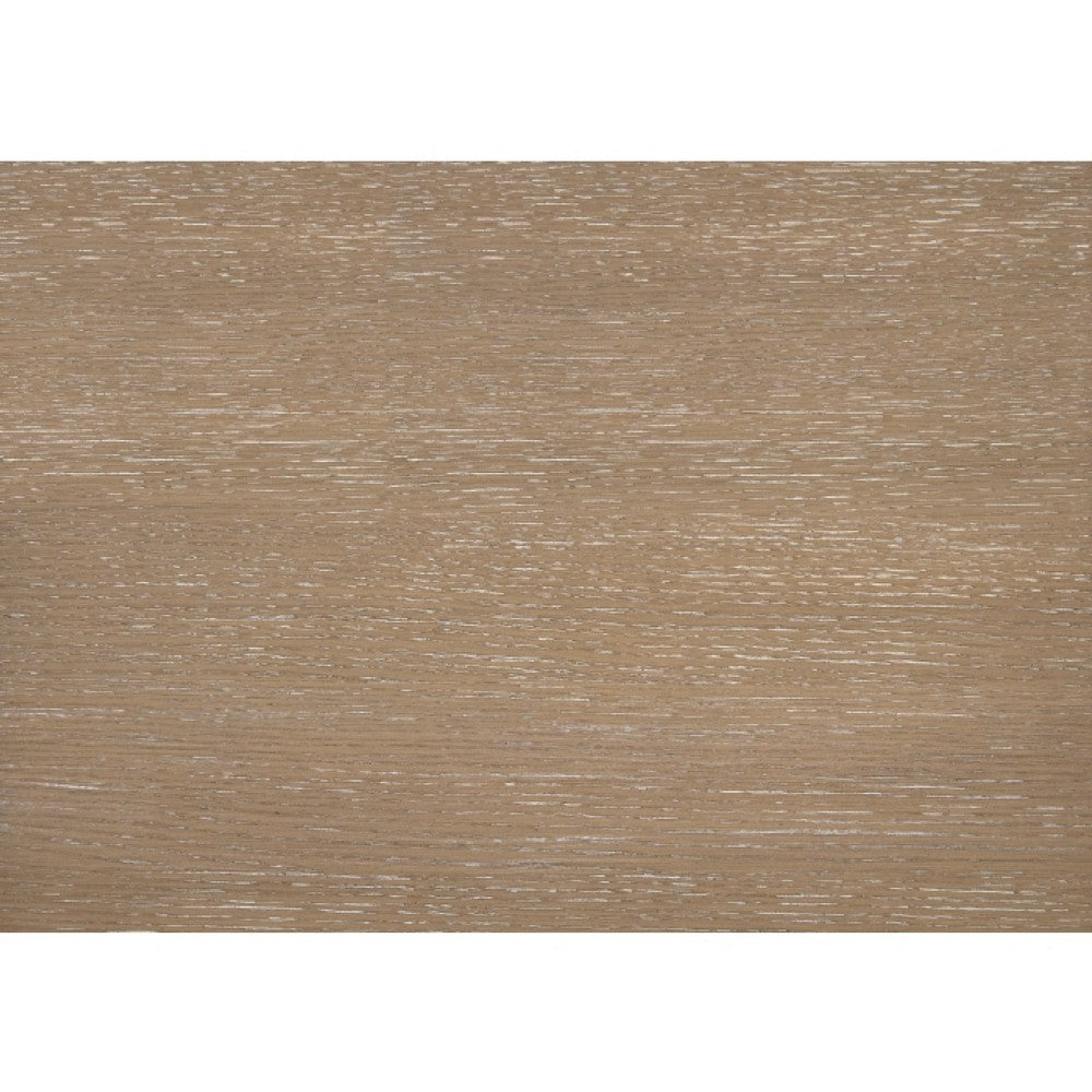 Wily Vanity Dresser Mirror | Natural Brown Oak Veneer Frame | 37 x 42