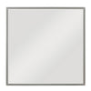 Lon Vanity Dresser Mirror with Beveled Edge | Pearl White  38 x 38