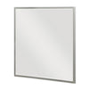 Lon Vanity Dresser Mirror with Beveled Edge | Pearl White  38 x 38