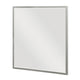 Lon Vanity Dresser Mirror with Beveled Edge | Pearl White  38 x 38
