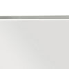 Lon Vanity Dresser Mirror with Beveled Edge | Pearl White  38 x 38