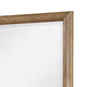 Seny Vanity Dresser Mirror | Brown Hickory Veneer Finish | 38 x 42