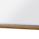Seny Vanity Dresser Mirror | Brown Hickory Veneer Finish | 38 x 42