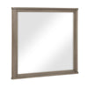 Dely Vanity Dresser Mirror | Light Gray Oak Veneer Frame | 40 x 41