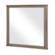Dely Vanity Dresser Mirror | Light Gray Oak Veneer Frame | 40 x 41