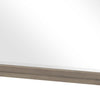 Dely Vanity Dresser Mirror | Light Gray Oak Veneer Frame | 40 x 41