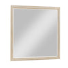 Ary Vanity Dresser Mirror | Light Gray Oak Veneer Frame | 38 x 38