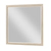 Ary Vanity Dresser Mirror | Light Gray Oak Veneer Frame | 38 x 38