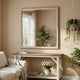 Ary Vanity Dresser Mirror | Light Gray Oak Veneer Frame | 38 x 38