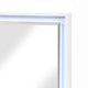 Oly Vanity Dresser Mirror | Glossy White Frame with LED | 37 x 47