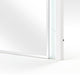 Cyna Dresser Mirror | LED Faux Marble Panels | High Gloss White 39 x 44